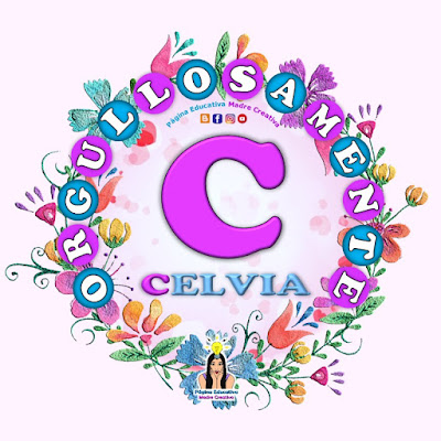 Nombre Celvia - Carteles para mujeres - Día de la mujer