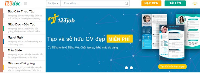 Kiếm tiền từ Publisher/Advertiser trên 123doc | Cộng đồng chia sẻ, upload, download sách, giáo án