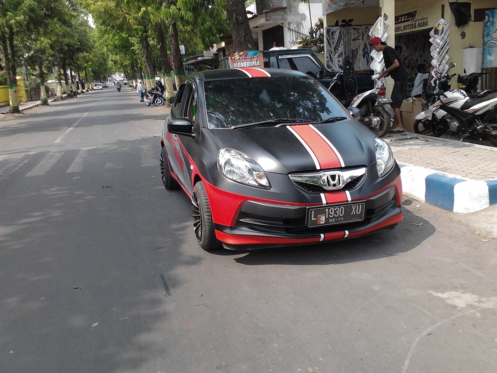 Top Contoh Cutting Sticker Mobil Honda Brio Terbaru Modifotto