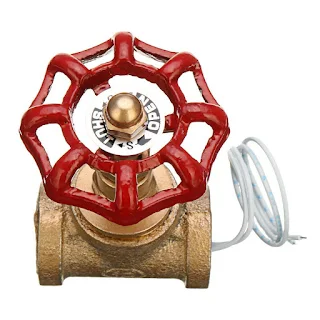 Vintage Steampunk 1/2 Inch Red Handle Stop Valve Light Switch With Wire For Water Pipe Lamp Hown - store
