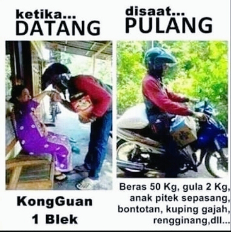 Le, Ndhuk, Lebaran Pulang Ya...