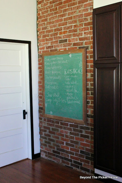  Old Chalkboard, brick, schoolhouse, vintage, http://bec4-beyondthepicketfence.blogspot.com/2015/07/old-chalkboard-exposed-brick-oh-my.html