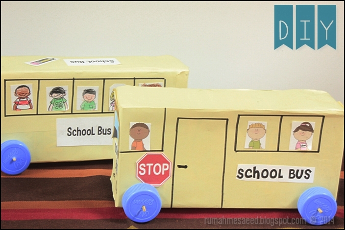 Welcome to Teawe's blog: Bus from Milk Carton Craft