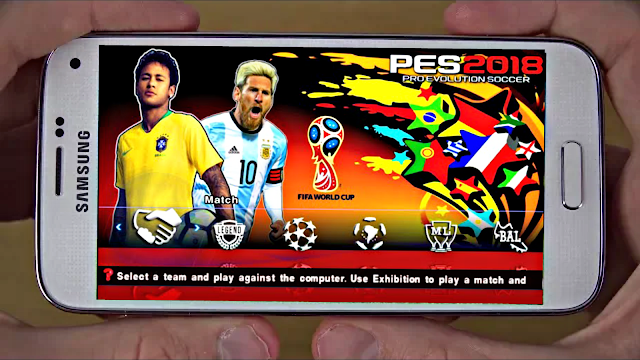 Download PES 2018 World Cup Russia Edition Android Offline 700 MB Best Graphics
