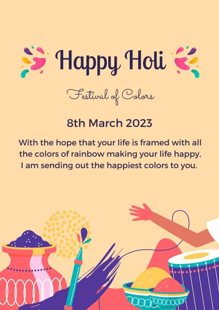 happy holi wishes, messages, quotes Holi wishes images