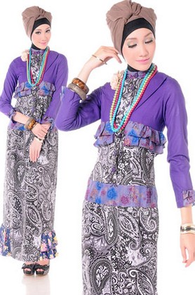 Contoh Model Baju  Batik  Muslim untuk  Remaja Terbaru 2021