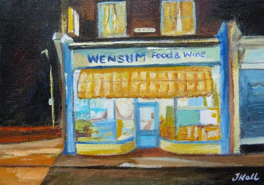 Jane Hall's 'Postcards from Norwich' paintings