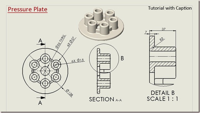 Pressure Plate with Drawing Sheet