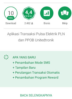 Halaman deskripsi app unitedtronik