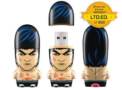 San Diego Comic-Con 2013 Exclusive Enter the Dragon Bruce Lee Variant Mimobot USB Flashdrives
