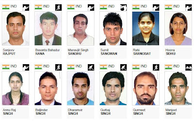 Indian Team for London 2012