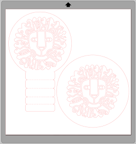 Lion Head Cutout and FREE stand Cutting file by Janet Packer for Silhuette UK Blog