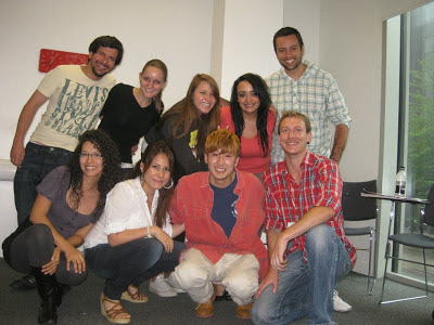 Turma de inglês na escola Malvern House em Londres - Inglaterra