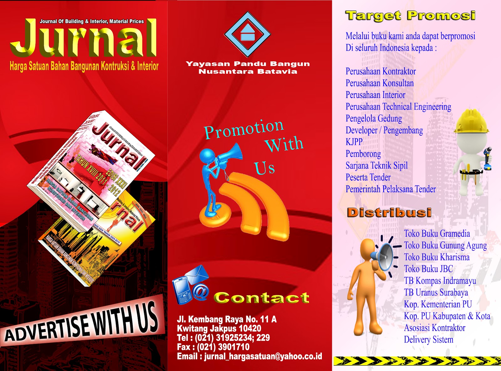 JURNAL HARGA SATUAN BAHAN BANGUNAN: Sponsor