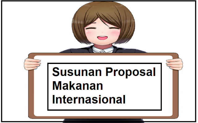 susunan proposal makanan