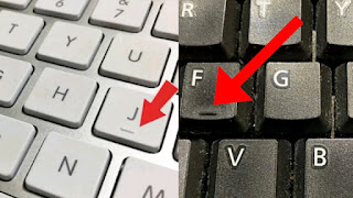 Why keyboard has j and f keys