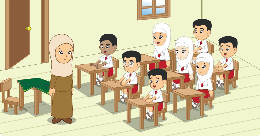 Baru 27+ Gambar Perempuan Kartun Guru Dan Murid