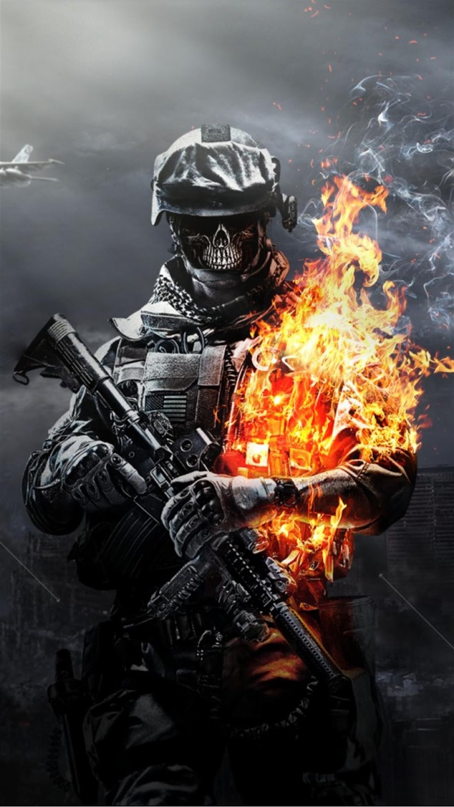 Wallpaper Android Battlefield 3 Skeleton