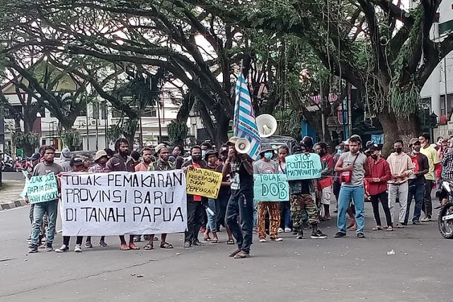 Mahasiswa Asal Papua di Malang Demo Tolak Pemekaran DOB