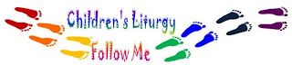 Children's Liturgy Logo = Follow Me