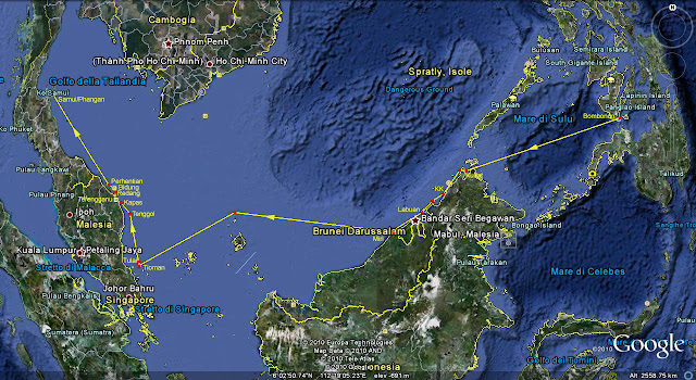 Across the South China Sea to Thailand