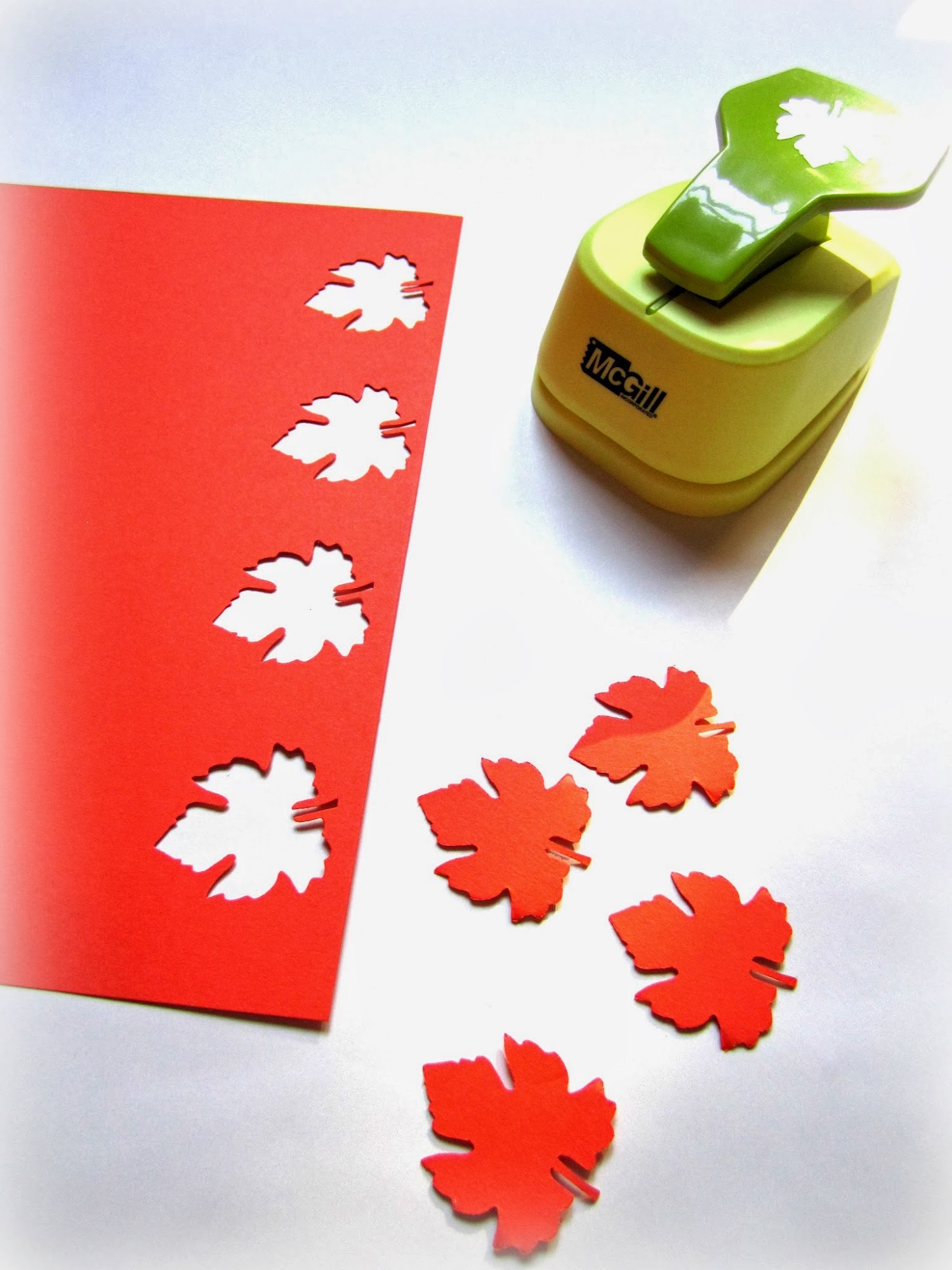 grape leaves paper punch