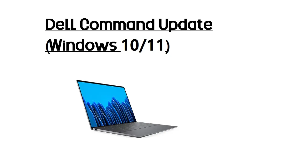 Download Dell Command Update