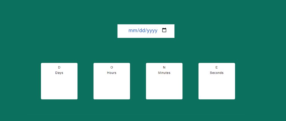 The basic structure of Countdown Timer