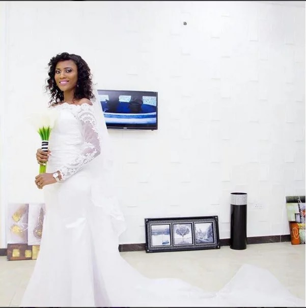 Actress Theresa Edem Stuns In Wedding Photos