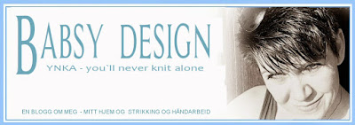 Babsy design YNKA ( you`ll never knit alone )