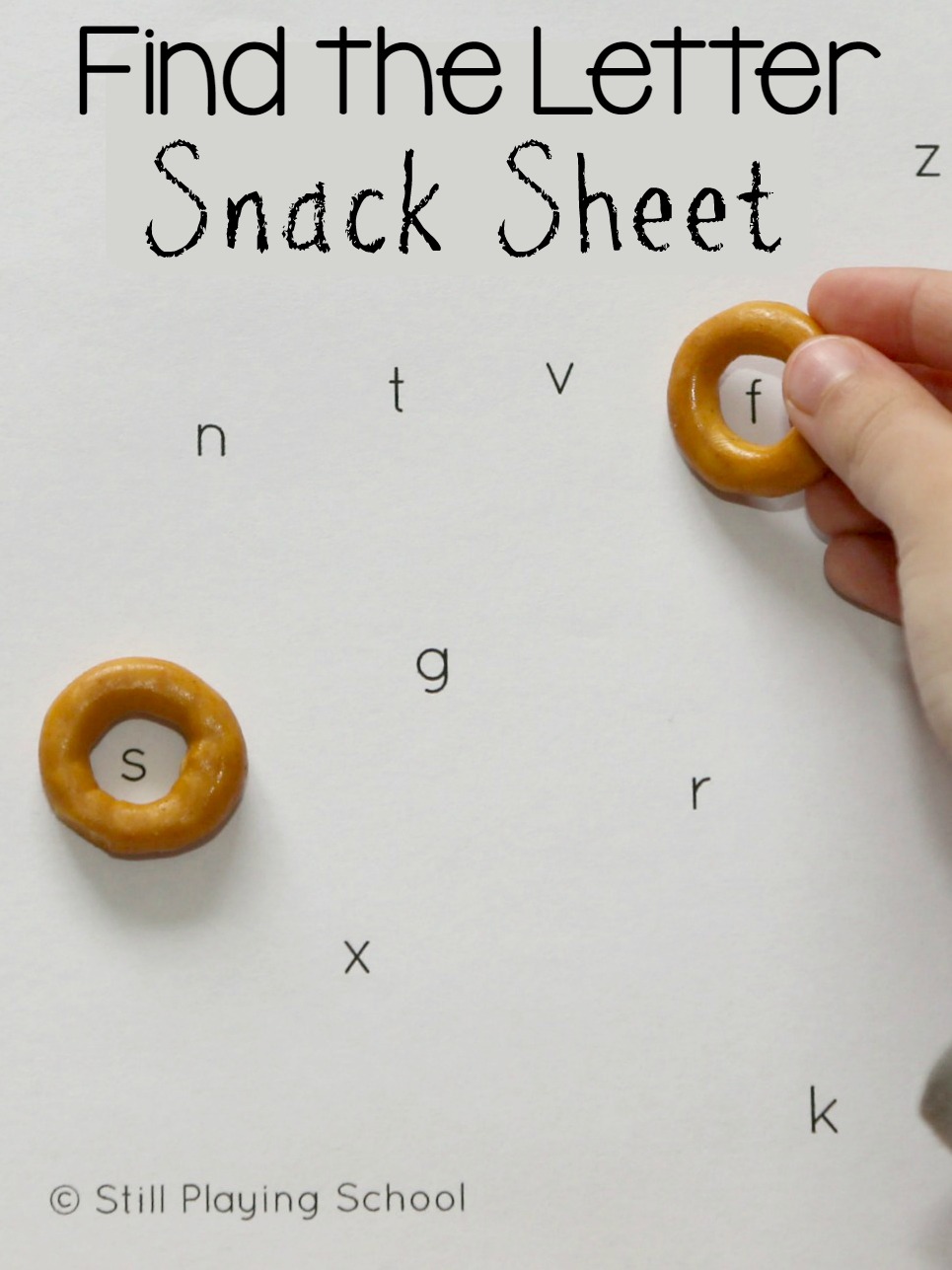 Alphabet Snack Game