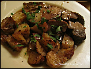 Pork shoulder with herbs sprinkled on