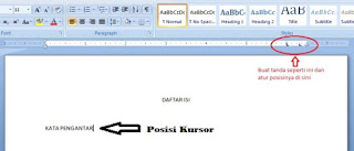 Cara membuat titik-titik otomatis di Microsoft Word