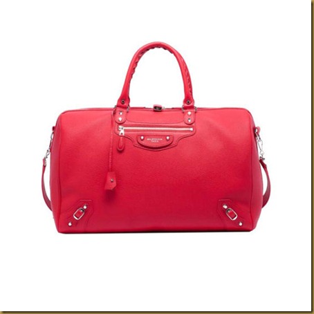 Balenciaga 2012 Red recreational money bags-6