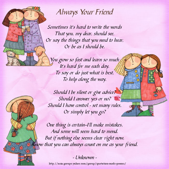 Friend Poems For Kids 7