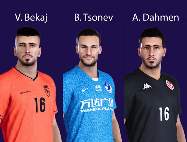 Faces - Visar Bekaj, Borislav Tsonev & Aymen Dahmen For eFootball PES 2021