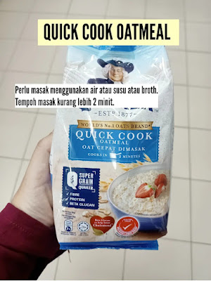 jenis-jenis oat , 3 in 1 oat drink , instant rolled oat , whole rolled oat , instant oatmeal , quick cook oat