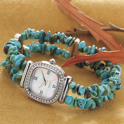 Double Strand Turquoise Watch