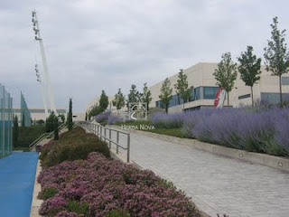 Jardinería en la Ciudad Deportiva de la Ciudad Deportiva del Real Madrid