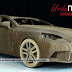 Lexus Unveils World's First Origami Car Crafted Using Cardboard - And It's Drivable