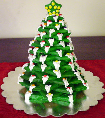 christmas wedding cake