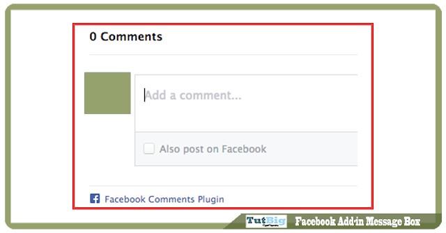 Facebook Add-in Message Box 
