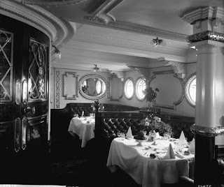 Ocean liner - First Class Dining Saloon on the 'Empress of Ireland'