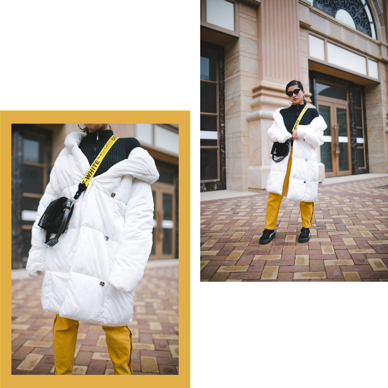 Macau fashion blogger Styling a Puffer Coat