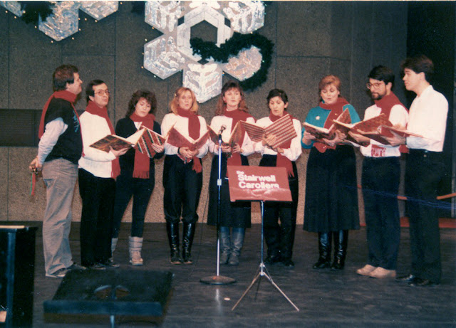 Singing Carols at the NAC, Ottawa in the '80's