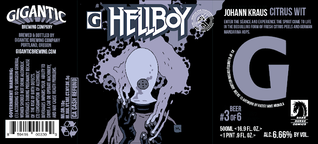 666 Cases of Hellboy Beer On Tap from Gigantic Brewing & Dark Horse Comics