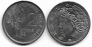 2 centavos FAO, 1975