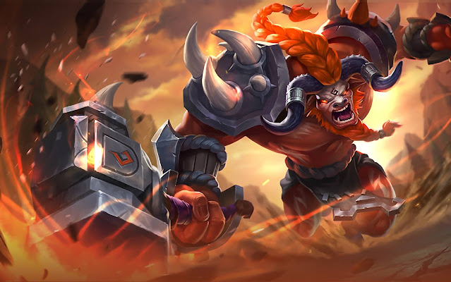 Minotaur Son of Minos Heroes Tank Support of Skins Mobile Legends Wallpaper HD for PC