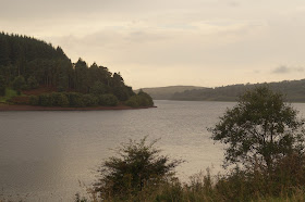 walking around Usk reservoir in Brecon Beacons National Park