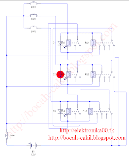 Rangkaian Bel Kuis Menggunakan Relay